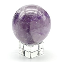Шар из аметиста, диаметр 50-52мм, 195гр, сорт 2
