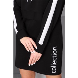 Платье короткое в спортивном стиле