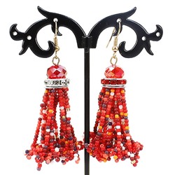 ХИТ! Сережки кисти — бисерные MINI