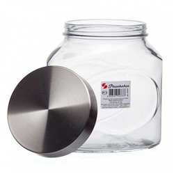 Банка с крышкой 1000 мл ЭЛИПС 80393SLB