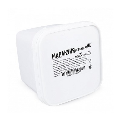 Пюре Маракуйя без сахара (Агробар) замороженное, 1 кг