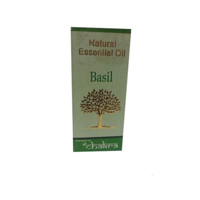 Natural Essential Oil BASIL, Shri Chakra (Натуральное эфирное масло БАЗИЛИК, Шри Чакра), 10 мл.