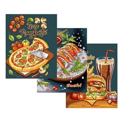 К-т полотенец "Бистро" 50*60 см. - 3 шт. вафля хлопок 100%