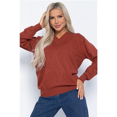 Джемпер Карамелька (терракот) Б12518-4