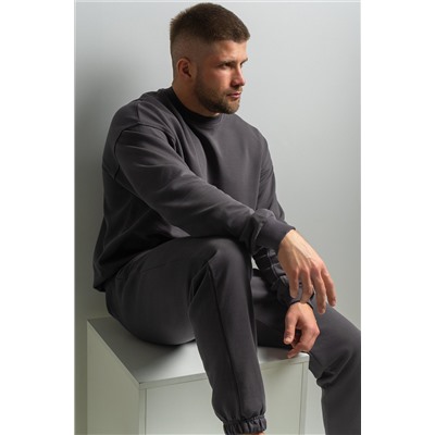 Мужской костюм оверсайз из футера трехнитки Happyfox