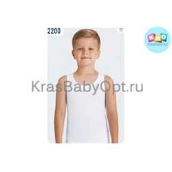 Майка белая для мальчика
