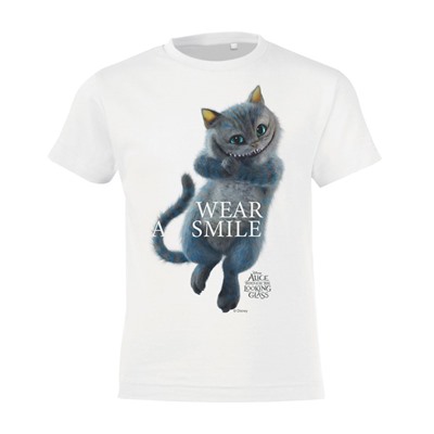 Футболка детская Wear A Smile, белая