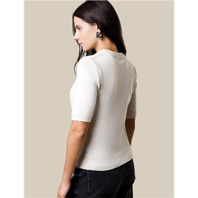 Джемпер из пряжи с кашемиром