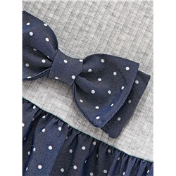 Платье 22-7183 серый/джинс