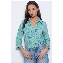 Блуза Супер Стайл (бирюза)