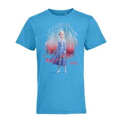 Футболка детская Elsa, голубая