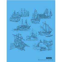 Дневник 1-11 класс ЛАЙТ "Корабли" кожзам, тиснение, клапан под ручку С2949-19 КТС-ПРО