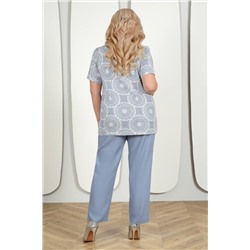 Ninele 7409 голубой, Брюки,  Блуза