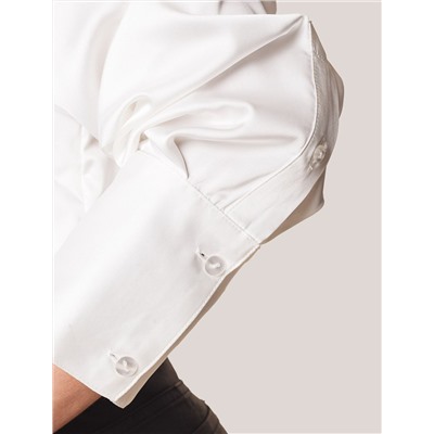 Блузка из сатина с эластаном