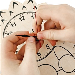 Деревянные часы своими руками «Ёжик»