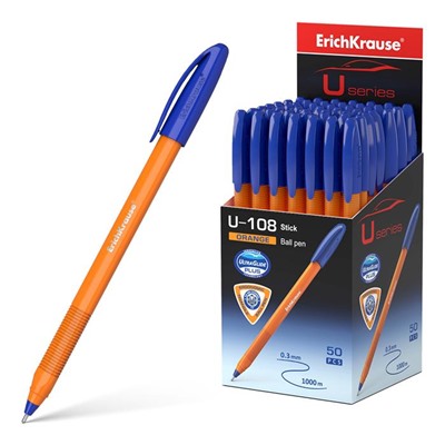 Авторучка шар. син. Erich Krause Orange U-108 (выпис.по 2шт.) 47582