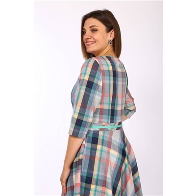 Lady Style Classic 580 мультиколор_"Клетка", Платье