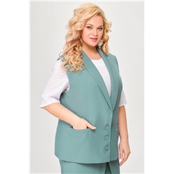 Swallow 646.3 пепельно-голубой, Брюки,  Жилет