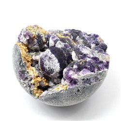 Сфера из флюорита, диаметр 71мм, 285г.