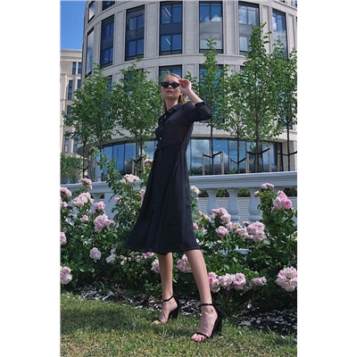 i3i Fashion 102/1 черный_горох, Платье