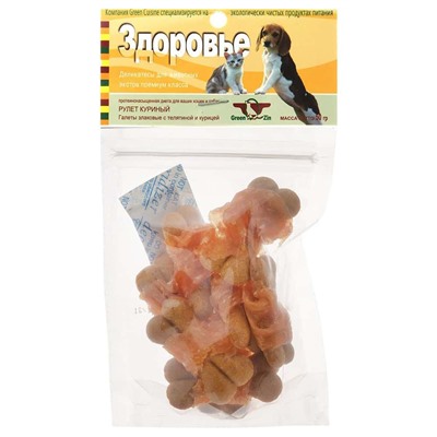 Лакомство Г/К Здоровье (телятина и курица) для кошек и собак, 50г АГ