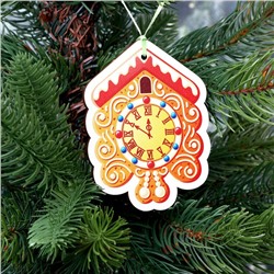 Модель из дерева «Подвески. Имбирные пряники» 18 подвесок