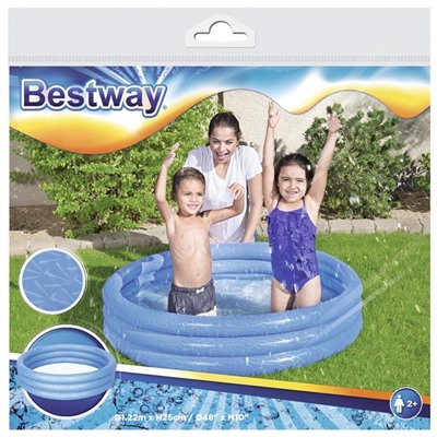 Бассейн Bestway Сияние 2+ 122*25см / пакет 51025 АКЦИЯ! СКИДКА 10%