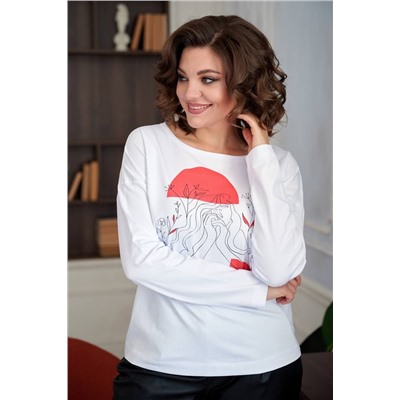 Rumoda 2021/4_дл/р белый, Джемпер