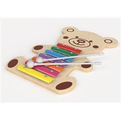 Детский металлофон «Мишка» 7 нот