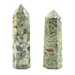 Кристалл из яшмы океанической "Карандаш" 22*24*86мм, 80-89г