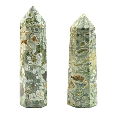 Кристалл из яшмы океанической "Карандаш" 22*24*86мм, 80-89г
