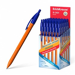 Ручка автомат. шар. син. Erich Krause R-301 Matic Orange (выпис.по 2шт.) 38512
