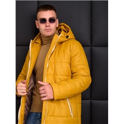 Пальто мужское зимнее "Норвегия" горчица