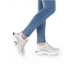 DMG22-2 BEIGE Кроссовки женские (нат.кожа, нат.замша, текстиль) размер 38