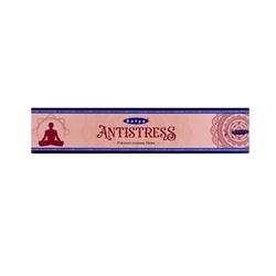 ANTISTRESS Premium Incense Sticks, Satya (АНТИСТРЕСС премиальные благовония, Сатья), 15 г.