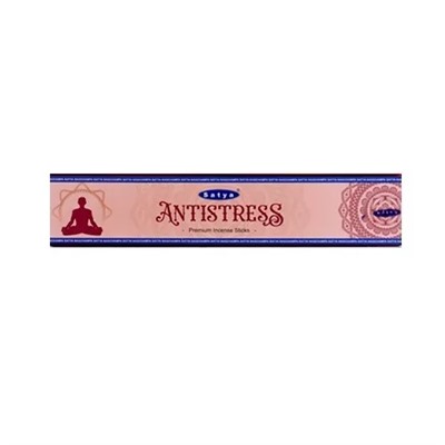 ANTISTRESS Premium Incense Sticks, Satya (АНТИСТРЕСС премиальные благовония, Сатья), 15 г.