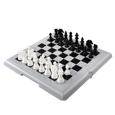 Игра настольная «Шахматы» большие (серые)