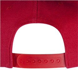 Бейсболка Unit Snapback с прямым козырьком, красная