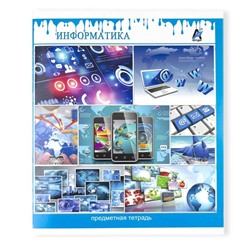 Тетрадь Предмет клетка  ИНФОРМАТИКА 48 л /МИР ВОКРУГ НАС Alingar AL5213/8