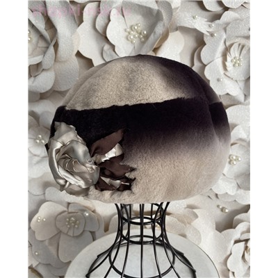 Француз Роза кролик рекс Берет женский (56-58)