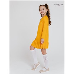Платье Алиса дл/р горчица 3033