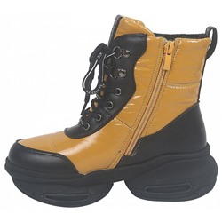B-9709-C желт Ботинки зима для девочек (33-38)/8