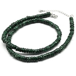 Бусы из Малахита диск 6*3мм, 47см, 34,4г