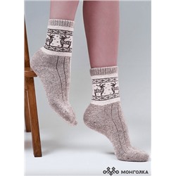 Носки из 100% монгольской шерсти          (арт. 01107)