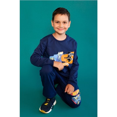 Свитшот 22756 Hot Wheels (Темно-синий)