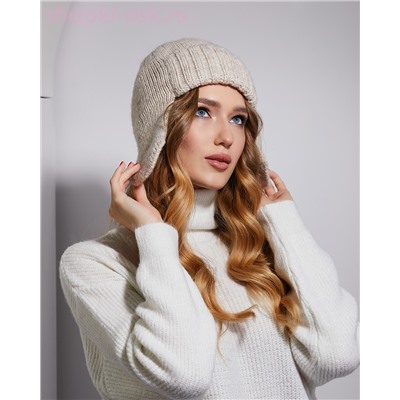 Неон Ушанка женская флис (56-58)