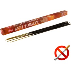 Hem Incense Sticks ANTI-TОBACСO (Благовония АНТИ-ТАБАК, Хем), уп. 8 палочек.