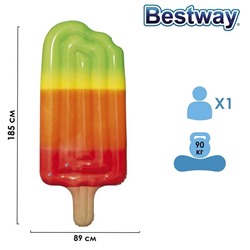 Матрац д/плавания Bestway Фруктовый лед 185*89см / коробка 43161/4015206 АКЦИЯ! СКИДКА 15%