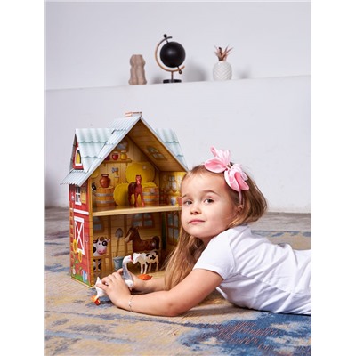 Кукольный домик быстрой сборки «Ферма» Серия Dream House