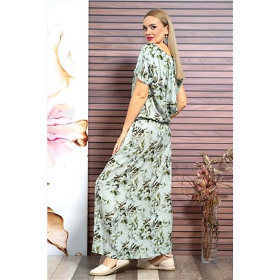 Alani Collection 1891 листья_на_зеленом, Платье